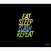 Eat Sleep Clash Repeat Funny Tapestry Official Clash Of Clans Merch