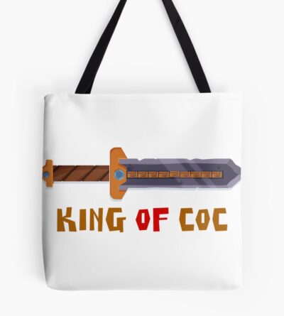 King Of Coc Tote Bag Official Clash Of Clans Merch