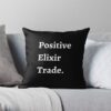 Clash Of Clans Positive Elixir Trade Throw Pillow Official Clash Of Clans Merch