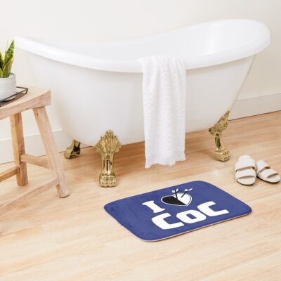 I Love Clash Of Clans Bath Mat Official Clash Of Clans Merch