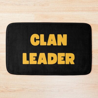 Clan Leader For Coc Gamers Bath Mat Official Clash Of Clans Merch