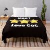 I Love Coc Throw Blanket Official Clash Of Clans Merch